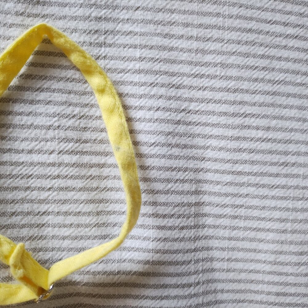 Anthropologie Label of Love Yellow Sundress Eyelet Detail | Size S-M - Picture 5 of 14